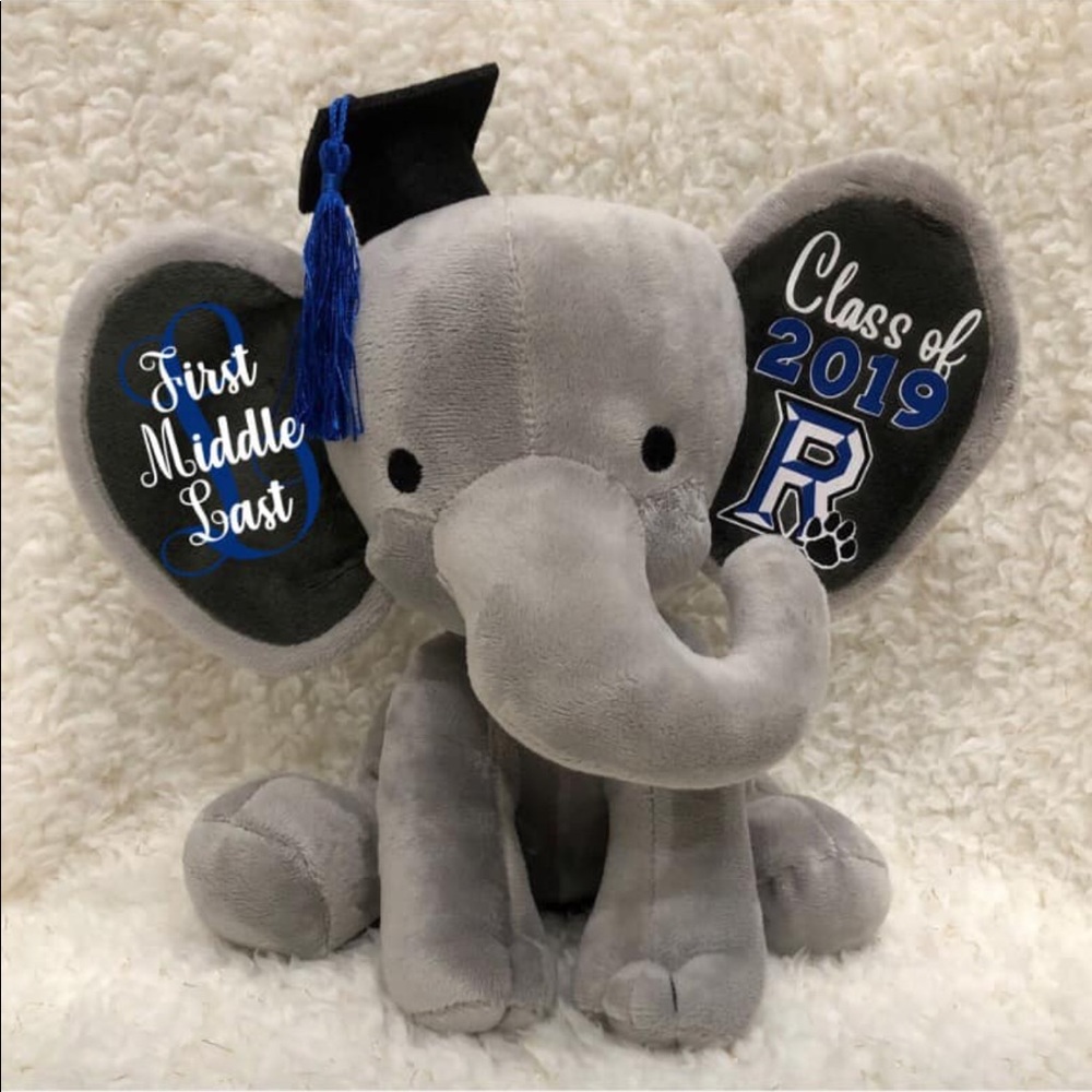 Graduation Elephant Personalized